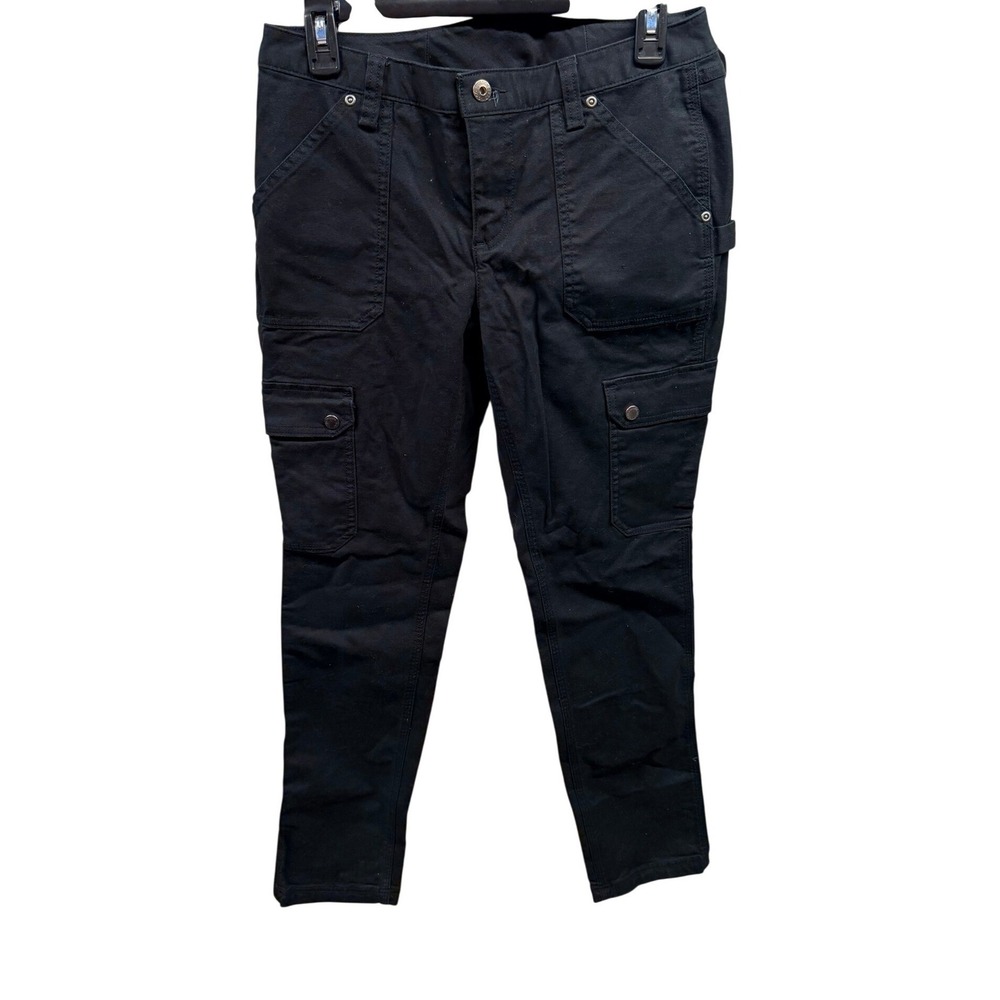 Duluth Women's Black DuluthFlex Fire Hose Slim Leg Cargo Utility Pants 6x35
